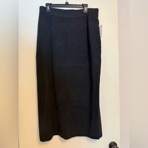 NWT A New Day Black Sweater Pencil MIDI Skirt